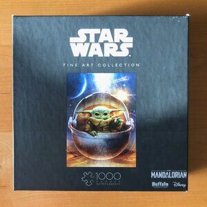 Star Wars The Mandalorian 1000 Piece Grogu Puzzle, Fine Art Collection